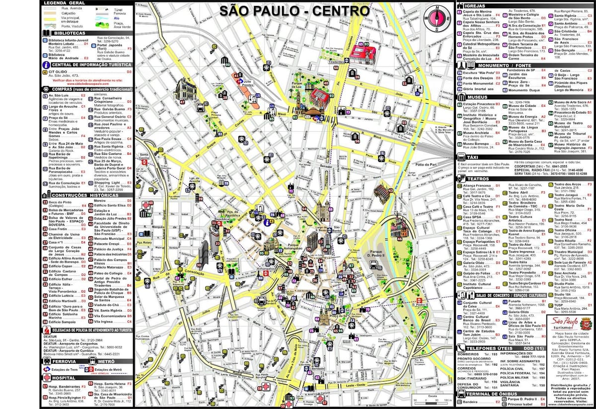 Sao Paulo რუკები