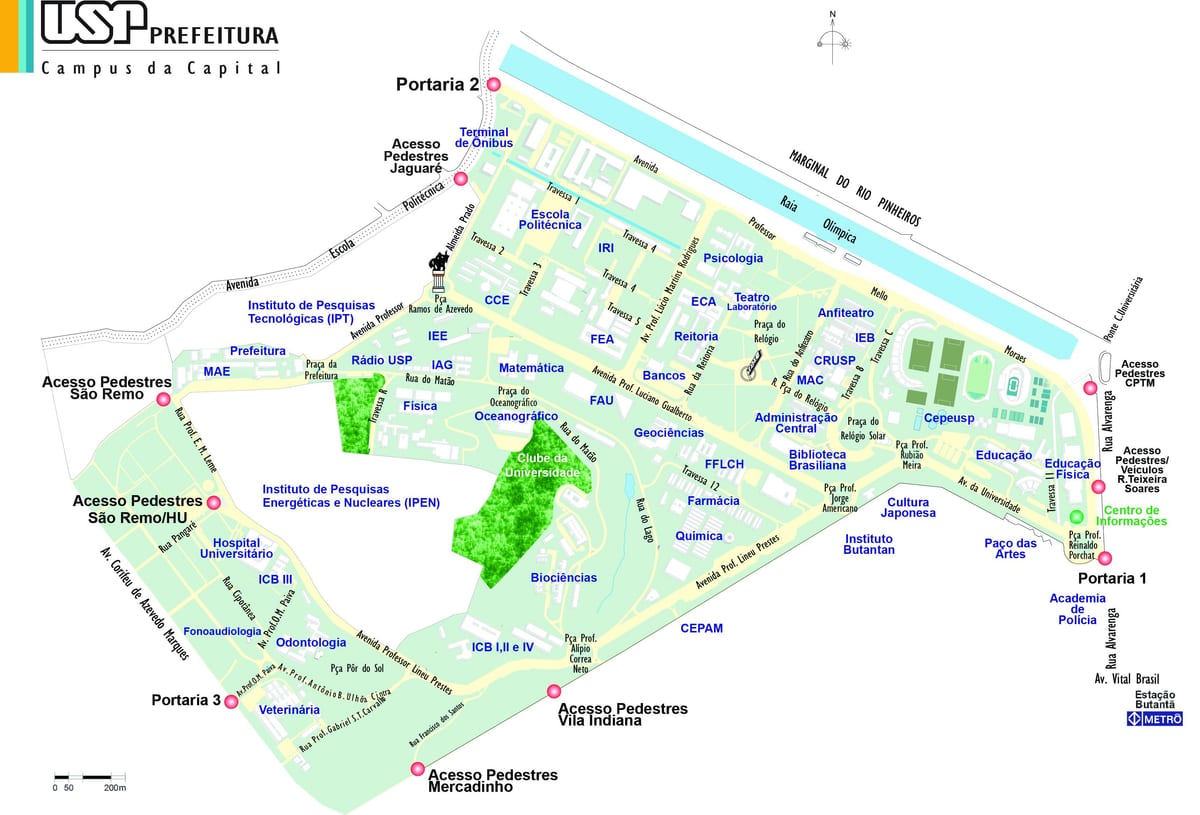 São Paulo სკოლის რუკა