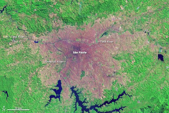 São Paulo ტოპოგრაფიული რუკა
