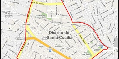 რუკა santa cecilia Sao Paulo